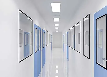 Clean Room Glass Wall Partition